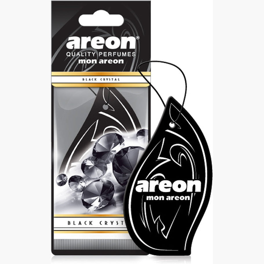 Areon Αρωματική Καρτέλα Κρεμαστή Αυτοκινήτου Mon Crystal Black