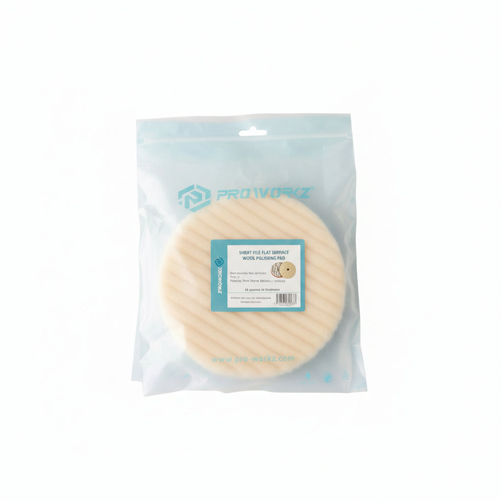 Pro Workz Natural Wool Polishing Pad 130mm Medium