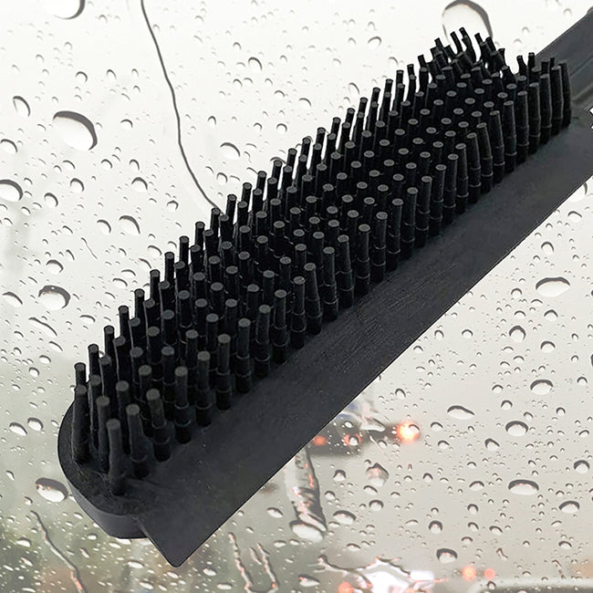 Βούρτσα Καθαρισμού Λαστιχένια Για Τρίχες / Χειροκαθαριστήρας Τζαμιών Σιλικόνης 2in1 Feral Detailing