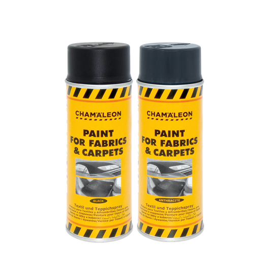 Chamaleon Σπρέι Βαφής Υφασμάτων & Ηλιοροφών Μαύρο 400ml