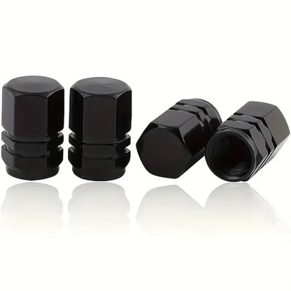 Καπάκια βαλβίδων αλουμινίου κόκκινο-μαύρο