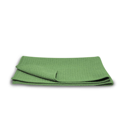 DB The Waffle Truth Glass Towel, green 40cm x 40cm
