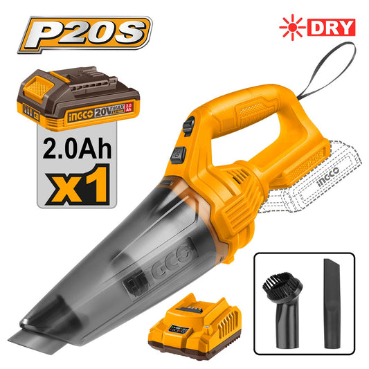 Ingco Σκουπάκι Μπαταρίας 20V Li-Ion 140W