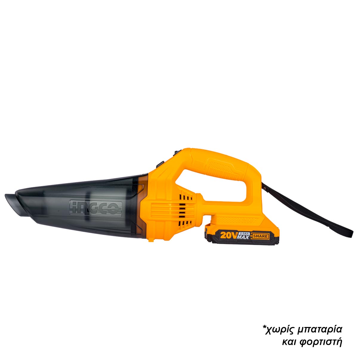 Ingco Σκουπάκι Μπαταρίας 20V Li-Ion SOLO 140W
