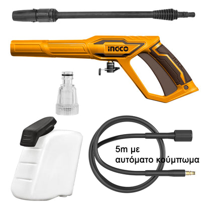 Ingco Πλυστικό Μηχάνημα Υψηλής Πίεσης 2000W 160bar
