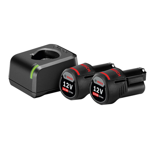 BOSCH Σετ Μπαταριας-Φορτιστη 12V 2×3.0Ah