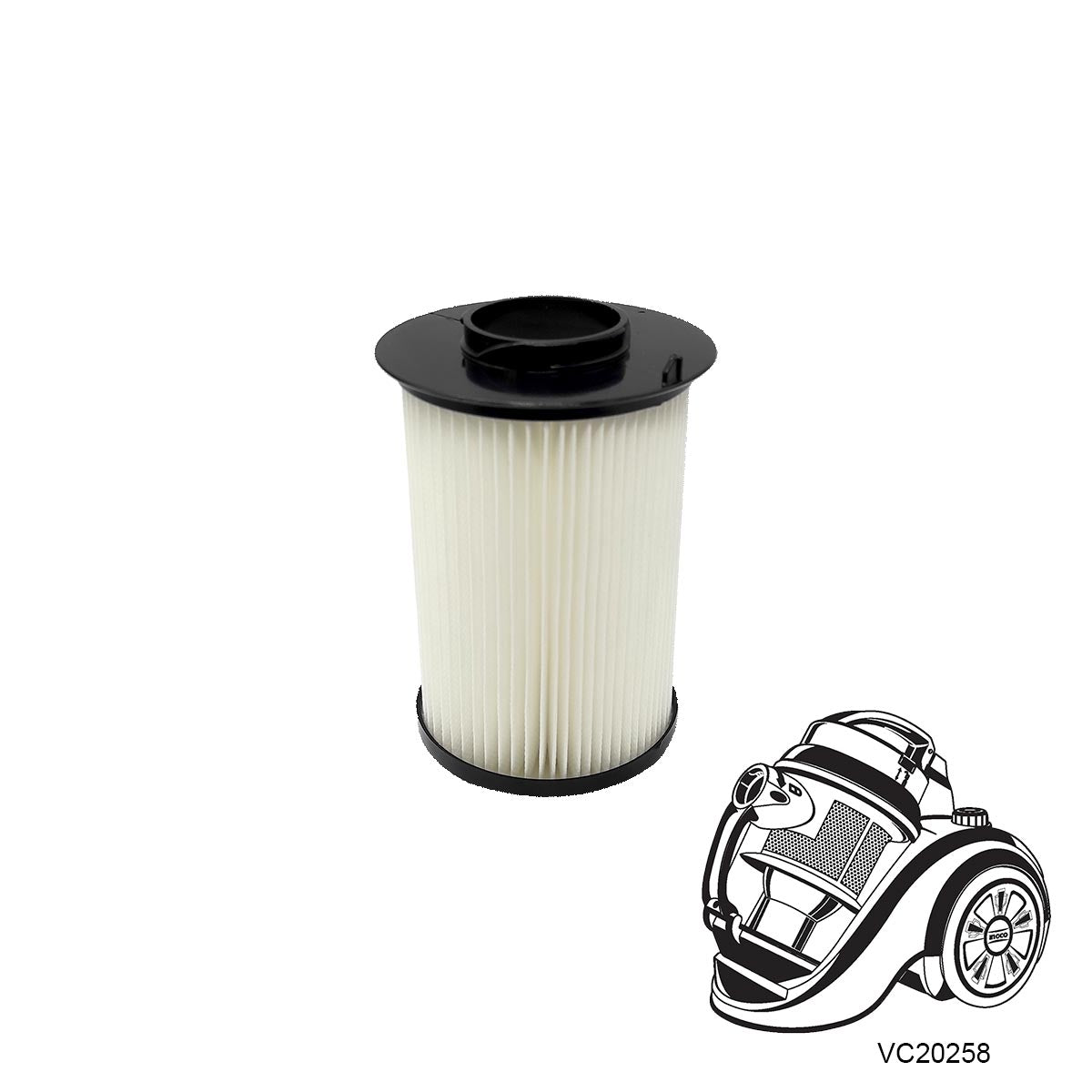 Ingco Φίλτρο Σκούπας Air-inlet HEPA για VC20258