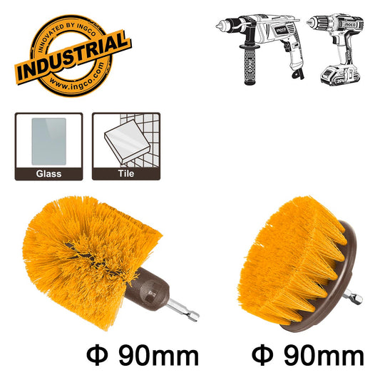 Ingco Βούρτσες Καθαρισμού Δραπάνου Σετ 2 τεμ. (Μέτριες) WCBM2335