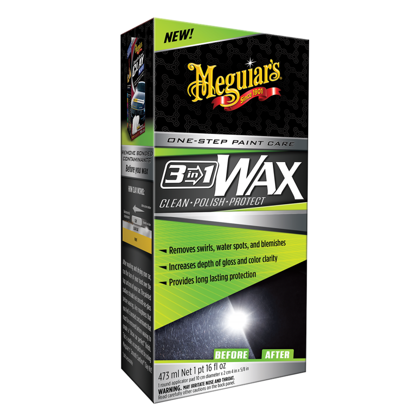 Meguiar's Αλοιφή Κερώματος για Αμάξωμα 3in1 Wax 473ml