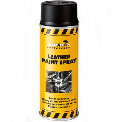Chamaleon Σπρέι Βαφής για Δέρμα Αυτοκινήτου Μαύρο/Μπεζ/Γκρι  400ml