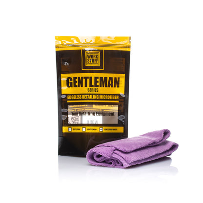 Work Stuff Gentleman Basic Πανί Μικροϊνών 350gsm Κίτρινο -Μωβ 40x40cm