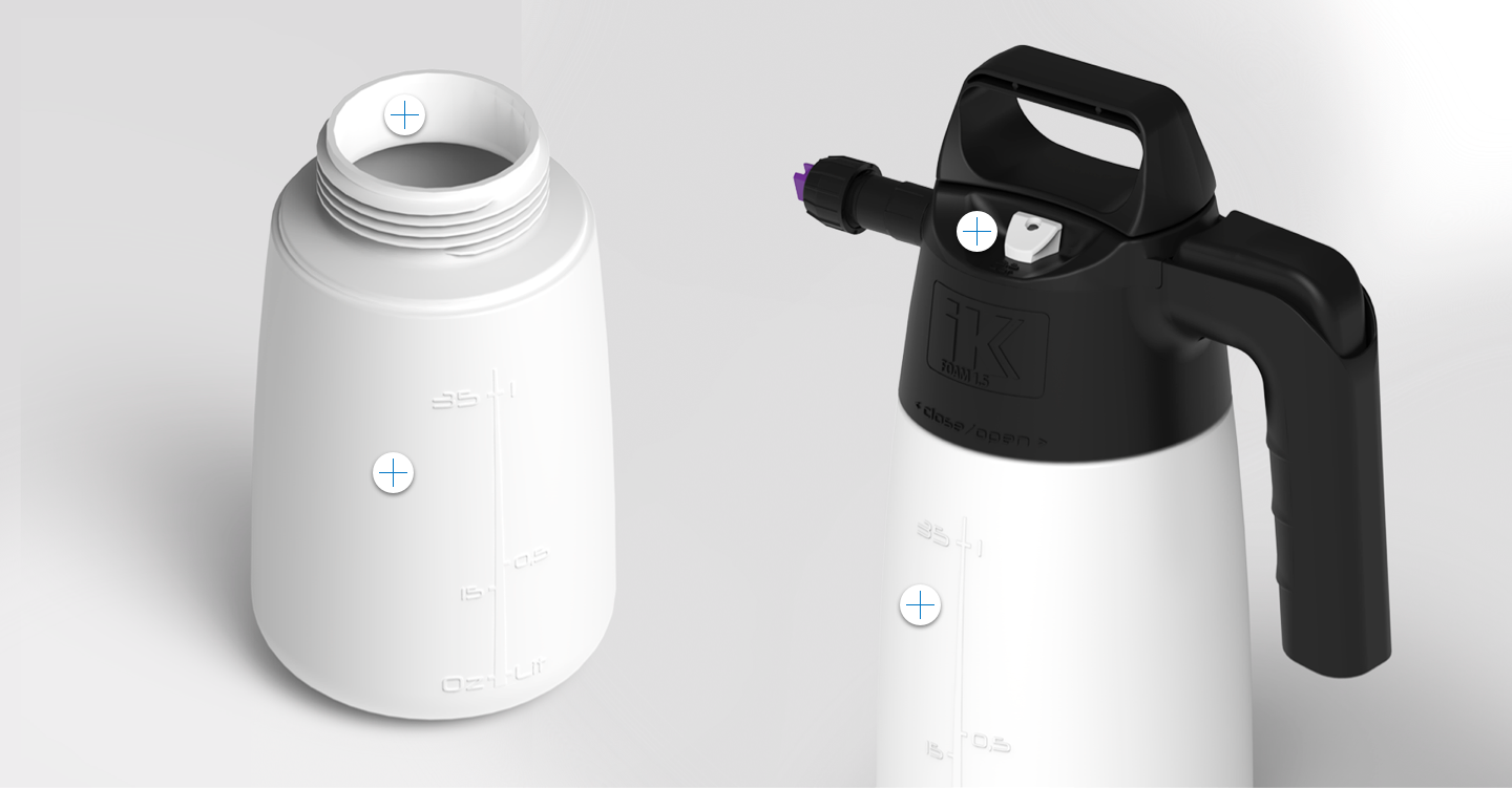 IK FOAM Αφροποιητής Υποπίεσης 1,5L