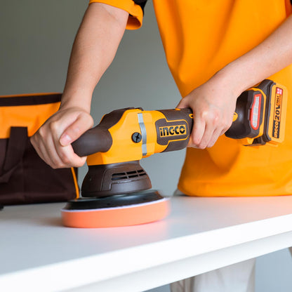 Ingco Στιλβωτής Αλοιφαδόρος Μπαταρίας 20V Li-Ion SOLO Φ 150mm