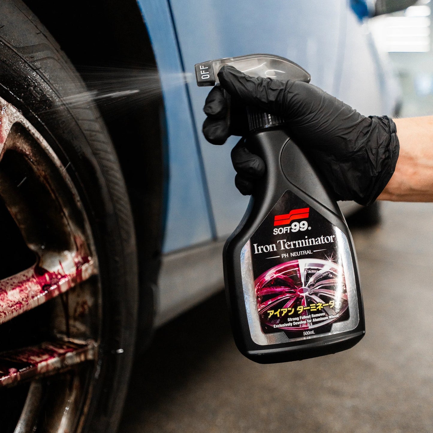 Soft99 Ειδικό Καθαριστικό Ζαντών Iron Terminator 500ml