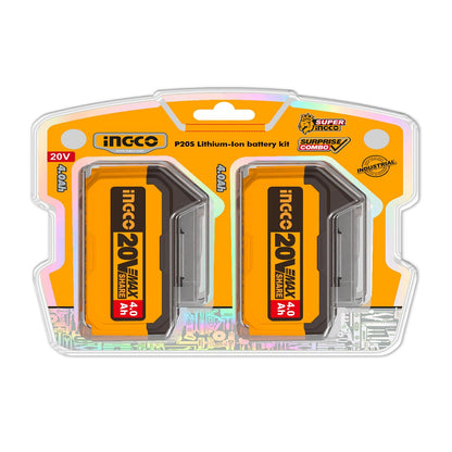Ingco Μπαταρίες 20V 4.0Ah Li-Ion 2