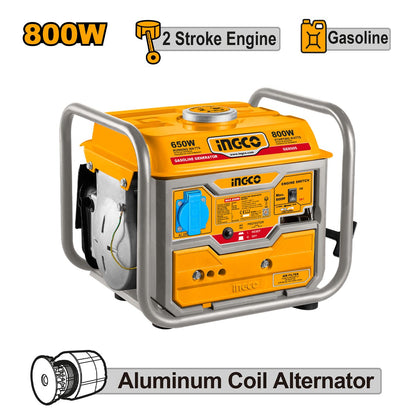 Ingco Γεννήτρια Βενζίνης 0.8kW 1kVA 2HP