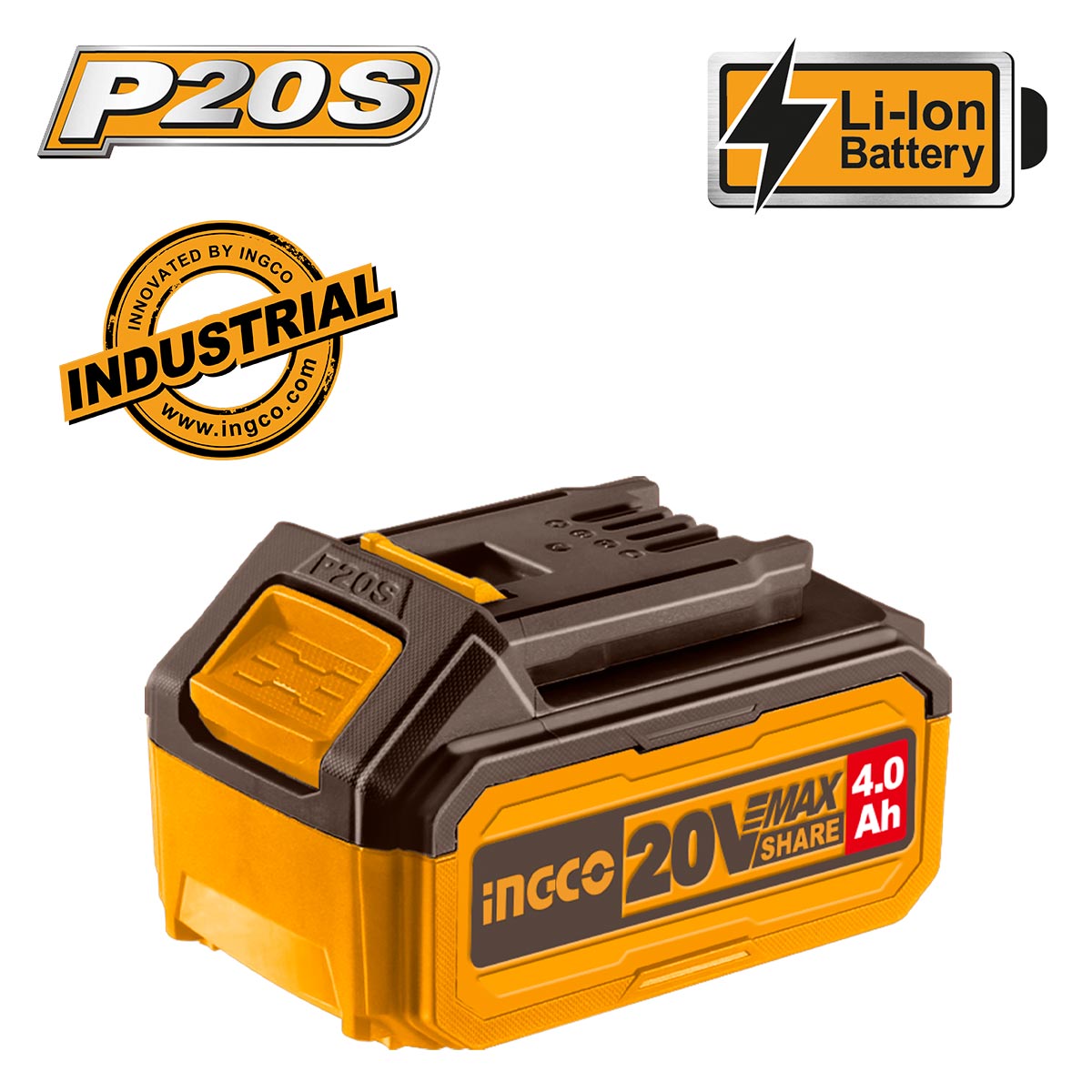 Ingco Μπαταρία 20V 4.0Ah Li-Ion