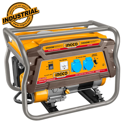 Ingco Γεννήτρια Βενζίνης με Σταθεροποιητή AVR 3.5kW 4.3kVA 7HP