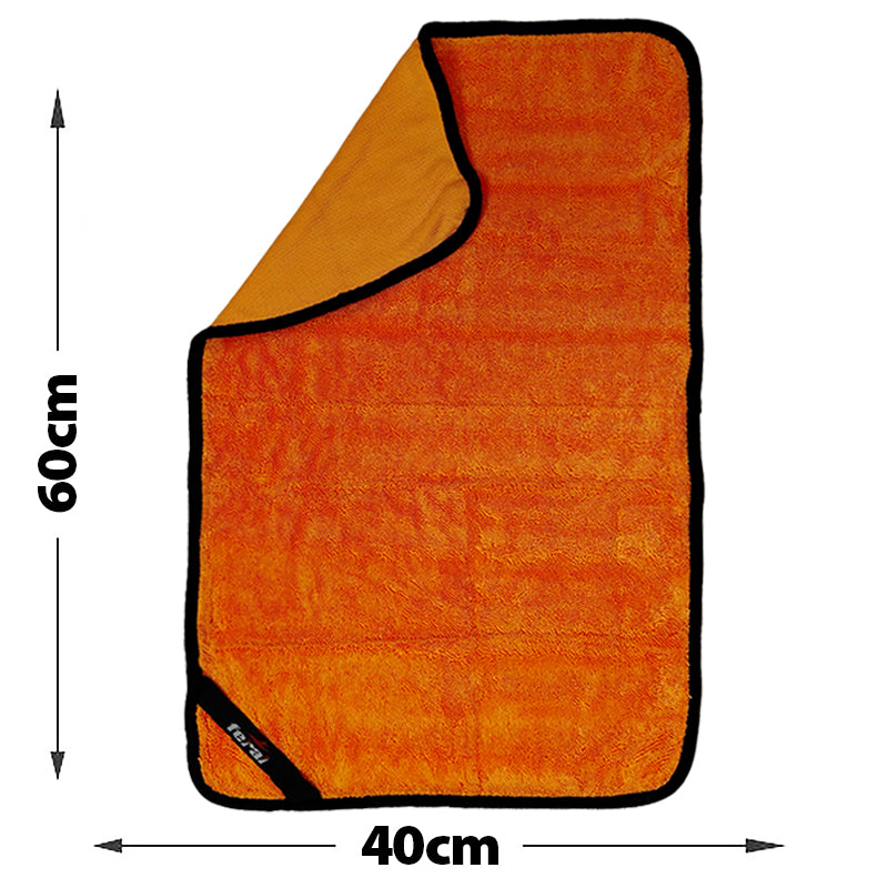 Πετσέτα Microfiber Feral Detailing Pro Heavyweight 40x60cm 600gsm Πορτοκαλί 1 Τεμάχιο