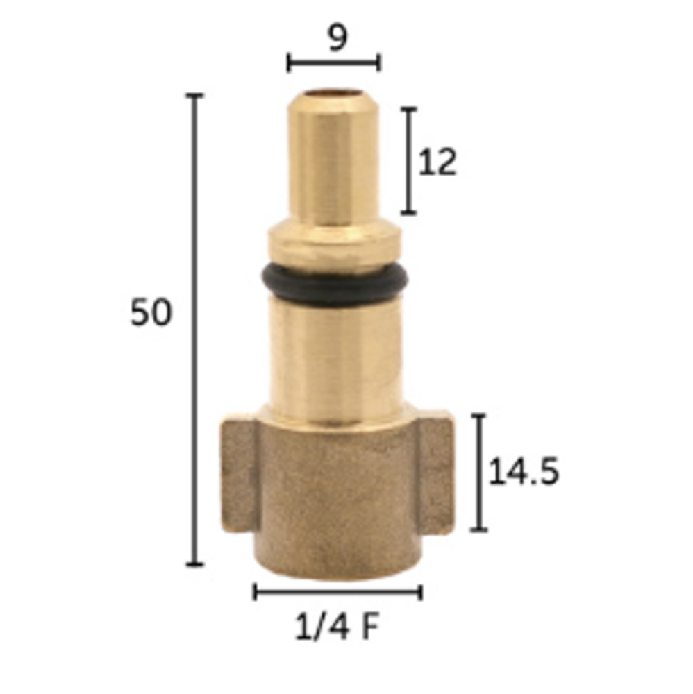 Αφροποιητής 1 Lit Διάφανος με ταχυσύνδεσμο