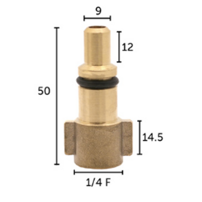 Αφροποιητής 1 Lit Διάφανος με ταχυσύνδεσμο