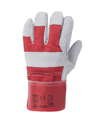 Γάντια δερματοπάνινα MAK 10/XL
