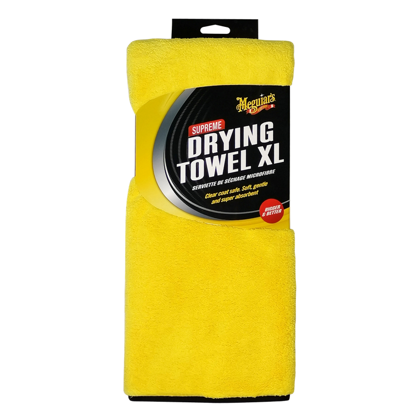 Meguiar's Supreme Drying Towel XL Πανί Μικροϊνών Στεγνώματος για Αμάξωμα Αυτοκινήτου 1050gsm Κίτρινο 85x55cm